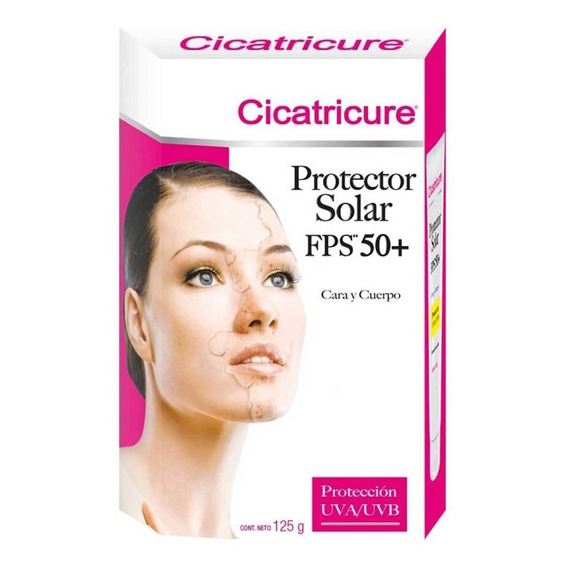 Cicatricure protector solar en crema fps50+ cara y cuerpo 125gr