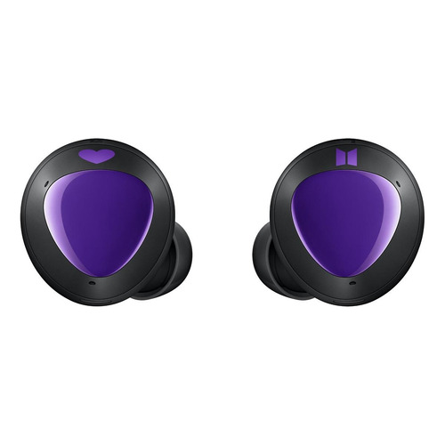 Audífonos in-ear inalámbricos Samsung Galaxy Buds+ SM-R175NZ negro y púrpura con luz LED