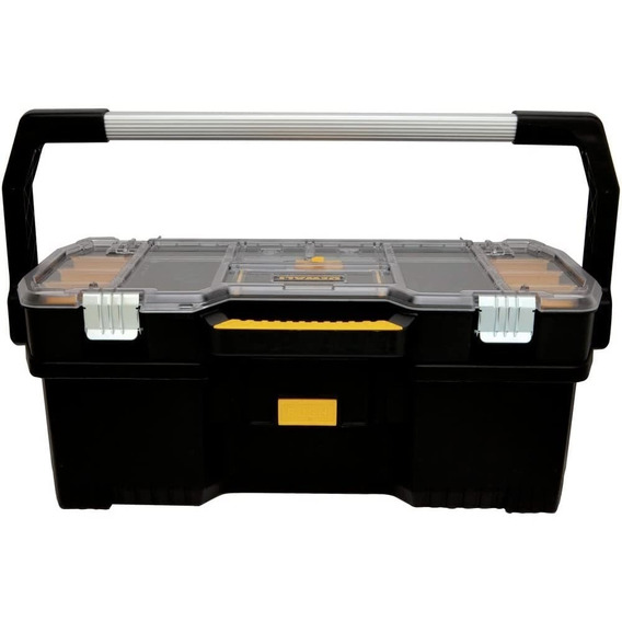 Caja de herramientas Dewalt Dwst24075 24'' con organizador color Negro