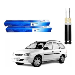  Par Amortecedor Traseiro Corsa Wagon 1.0 1.6 1997 A 2002