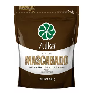 Zulka Azúcar Mascabado 20 Piezas De 500gr C/u