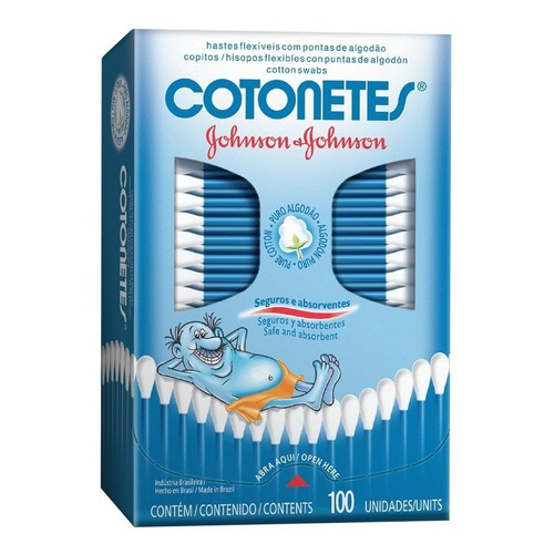 Hisopos Flexibles Cotonetes® Johnson & Johnson X 100 Un.