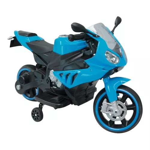 Mini Moto Elétrica Infantil Azul BW006AZ