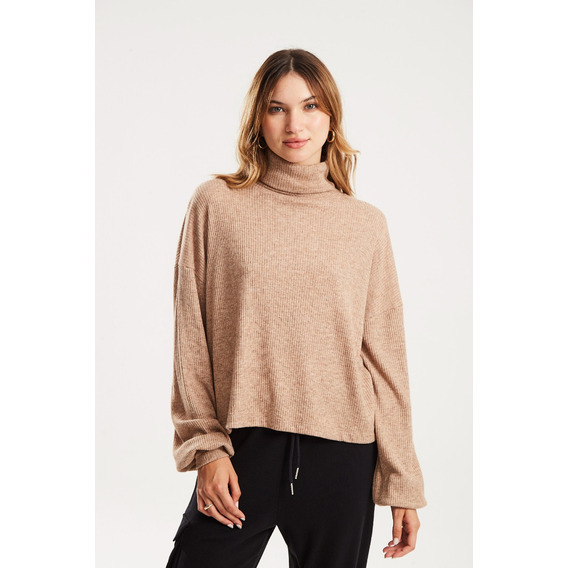 Sweater Polera  Morley Fino Butter Toffee Koxis Mujer