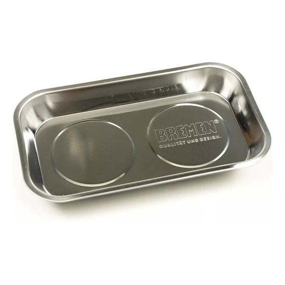 Plato Magnético Rectangular Bandeja Imantada De Acero Inox