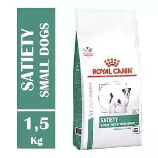 Alimento Royal Canin Veterinary Diet Canine Satiety Support Para Cão Adulto De Raça Pequena Em Sacola De 1.5kg