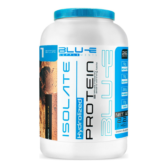 Proteina Whey Hidrolizada Isolate Blu-e 1kg Varios Sabores