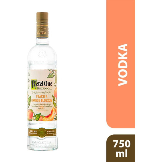 Vodka Ketel One Botánica Peach & Orange Blossom 750ml
