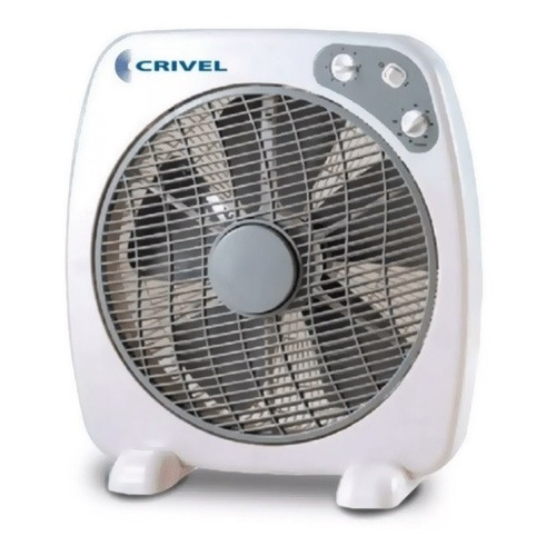 Ventilador CRIVEL Turbo 16 Rejilla Girat. Timer 3 Vel. Tp16 Color De La Estructura Blanco Y Gris