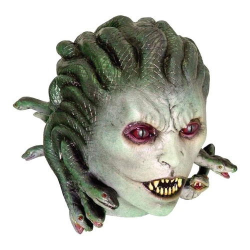 Máscara Medusa Medussa Serpiente Espeluznante Halloween Color n/a