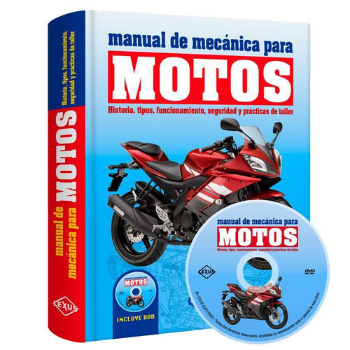 Manual De Mecánica Para Motos + Dvd  Lexus Tapa Dura