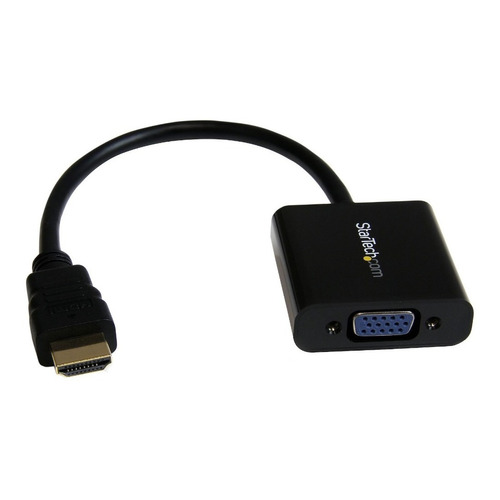 Cable Convertidor De Video Hdmi A Vga Hd15 Hd2vgae2 Color Negro