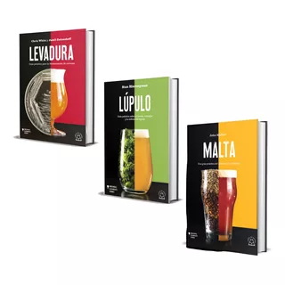 Pack Libros Malta, Lupulo, Levadura - Serie Brewing Elements