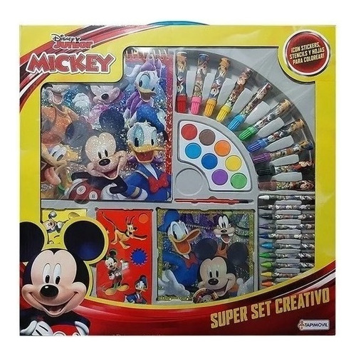Mickey Mouse Super Mega Set Creativo Para Colorear