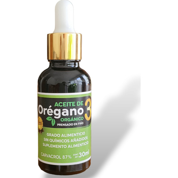 Aceite De Orégano Orgánico 30ml Premium