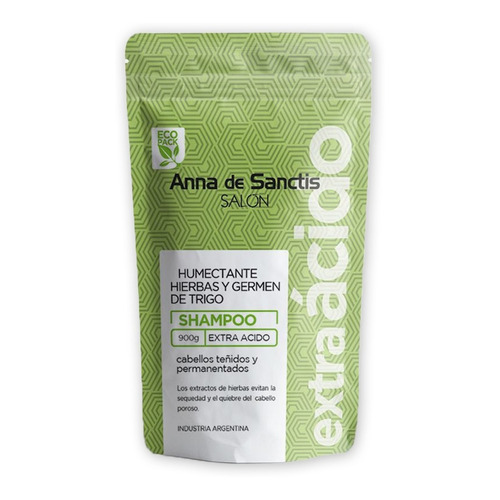 Shampoo Anna De Sanctis Olio Salon Extra Acido 900ml