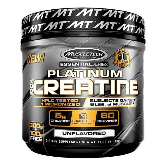 Creatina Platinum Muscletech - g a $372