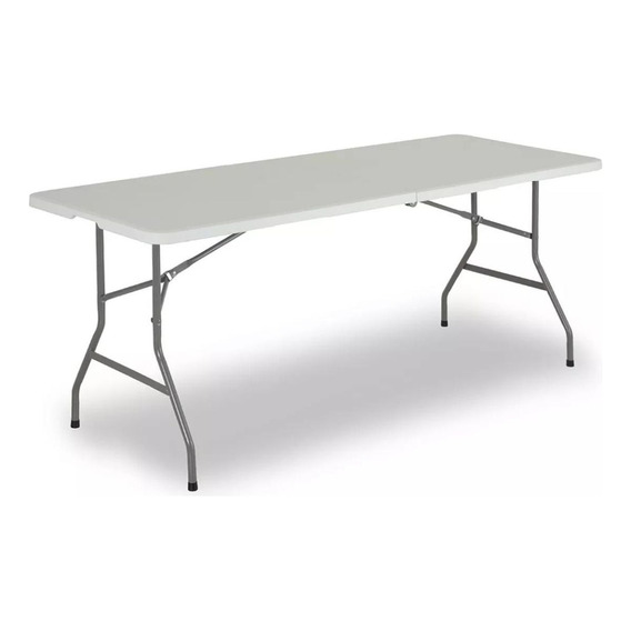 Amulay CA10 Mesa De Plástico Plegable Exterior De Color Blanco