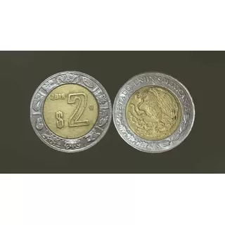 Moneda 2 Pesos Mexicanos Estados Unidos Mexicanos Año 2018