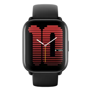 Smartwatch Amazfit Active Con Coach I A, Gps, Alexa (black) Color De La Caja Negro Color De La Correa Negro Diseño De La Correa Liberación Rápida