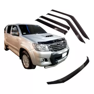 Deflector Toyota Hilux 2012 2015 Completo X5 Oriyinall Adhe