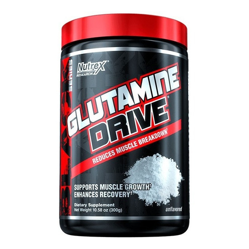Glutamina Nutrex Glutamine Drive 300 G 60 Srvs