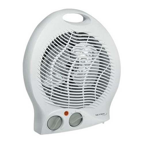 Caloventor Netmak Frio/calor 1900w 3 Niveles Color Blanco