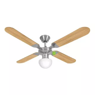 Ventilador De Techo Liliana Aspas De Madera 5vel Vthm214