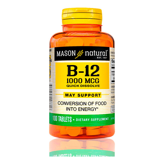 Vitamina B-12 Mason 1000 Mcg 1000 Tabletas Subl