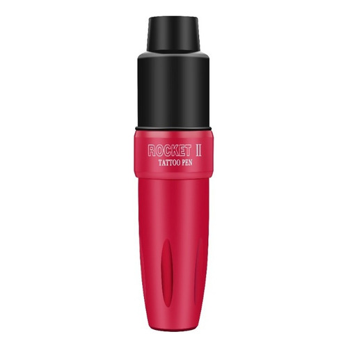 Máquina Pen Rotativa Para Tatuar Profesional Con Cable Rca Color Rojo