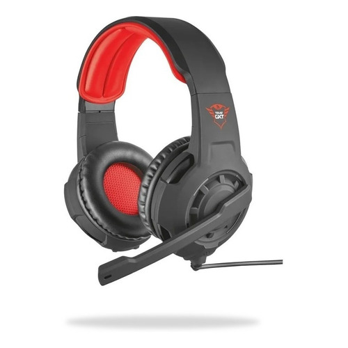 Audífonos gamer Trust GXT Radius GXT 310 black y red