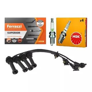 Kit Cables + Bujias Ngk Ford Escort 1.8 16v Zetec 