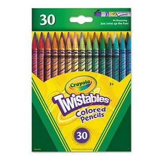 Crayola Twistables Lápis De Cor Que Não Precisa Apontar 30un