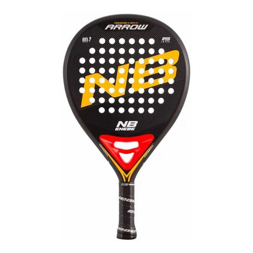 Paleta Padel Enebe Arrow Hr3 Soft Nb - Local Olivos Color Negro