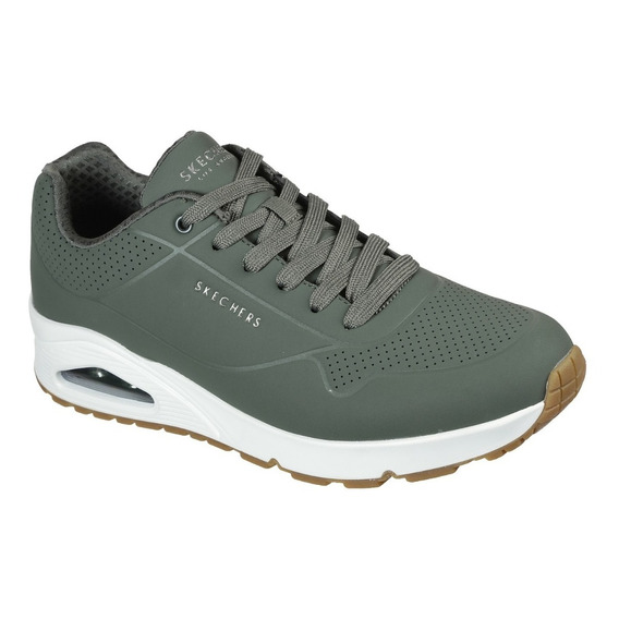 Tenis Para Hombre Skecher Uno Stand On Air Deportivo Verde