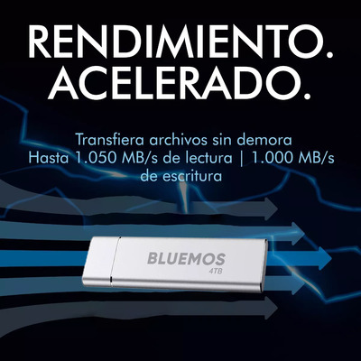 Disco Rígido Externo Ssd M.2 De Alta Bluemos 4t Cor Branco 