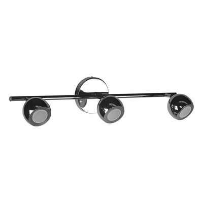Aplique Pared 3 Luces Barral 66cm Manu Gu10 Cromo Apto Led Cromo