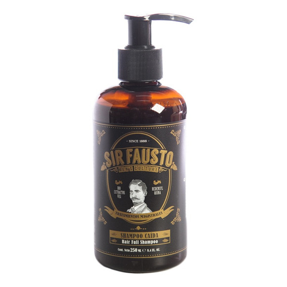  Sir Fausto Men´s Culture Shampoo Caída Finos 250ml 6c