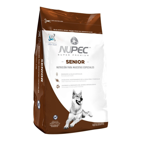 Alimento Nupec Nutrición Científica para perro senior todos los tamaños sabor mix en bolsa de 8kg