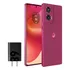 Smartphone Motorola Edge 50 Fusion 5G - 256GB 16GB (8GB RAM+8GB Ram Boost) 50MP Sony AI Camera IP68 NFC - Pink Suede