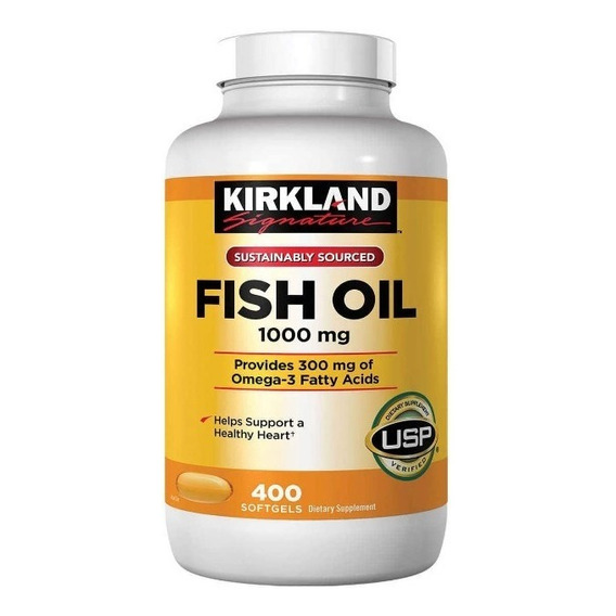 Omega 3 Fish Oil Kirkland X 400 - Unidad a $356