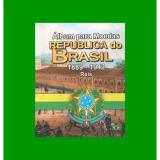 Álbum Vacio P/ Monedas De Brasil, Años 1889/1942 Estado Unc.