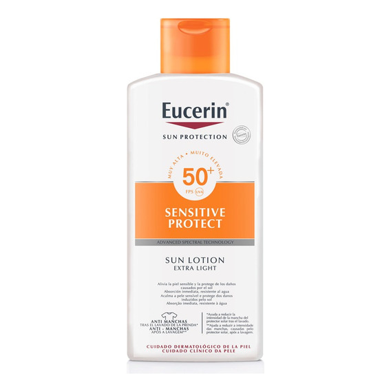 Protector Solar Eucerin Loción Textura Muy Ligera 400ml