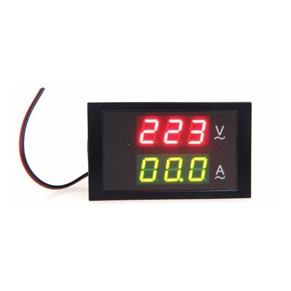 Voltimetro Amperimetro Digital Panel Led Ac 80-300v 100a