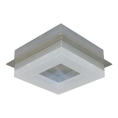 Aplique  Plafon 1 Luz Led Moderno Norly Alta Potencia Acero