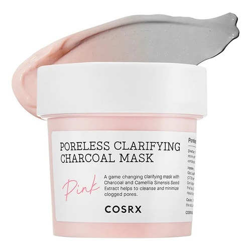 Cosrx Poreless Clarifying Charcoal Mask Pink Mascarilla Tipo de piel Grasa