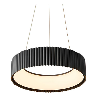 Colgante Led Zumo M 47cm Negro Dimerizable Diseño Moderno