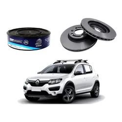  Disco Freio Dianteiro Sandero Stepway 1.6 2014 A 2020