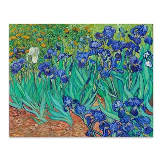 Cuadro Canvas Fine Art Lirios Vincent Van Gogh 73 X 94 M Y C