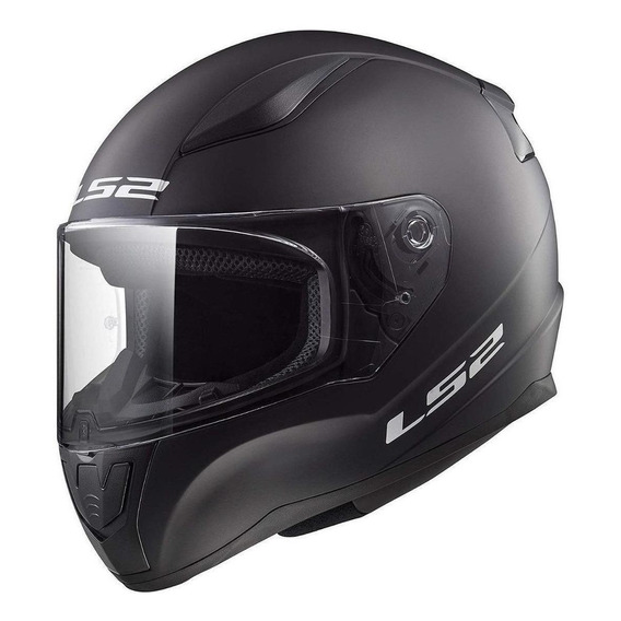 Casco integral para moto LS2 Rapid FF353 Negro Mate liso talla L (59-60 cm)